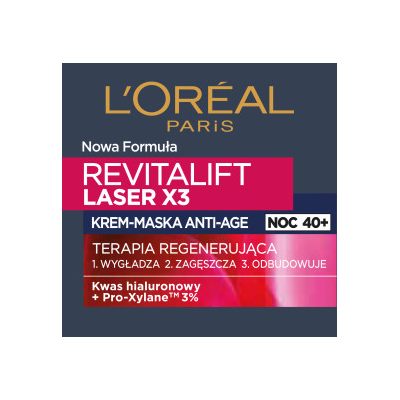 Loreal Revitalift Laser X3 Krem-Maska na Noc 50ml