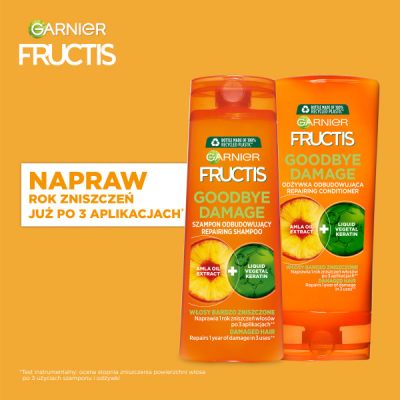 Garnier Fructis Goodbye Damage Szampon odbudowujący do włosów bardzo zniszczonych 400 ml