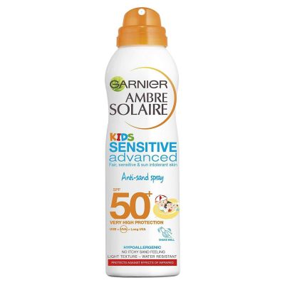 Garnier Ambre Solaire Kids Sensitive SPF50+ Spray ochronny dla dzieci 200 ml