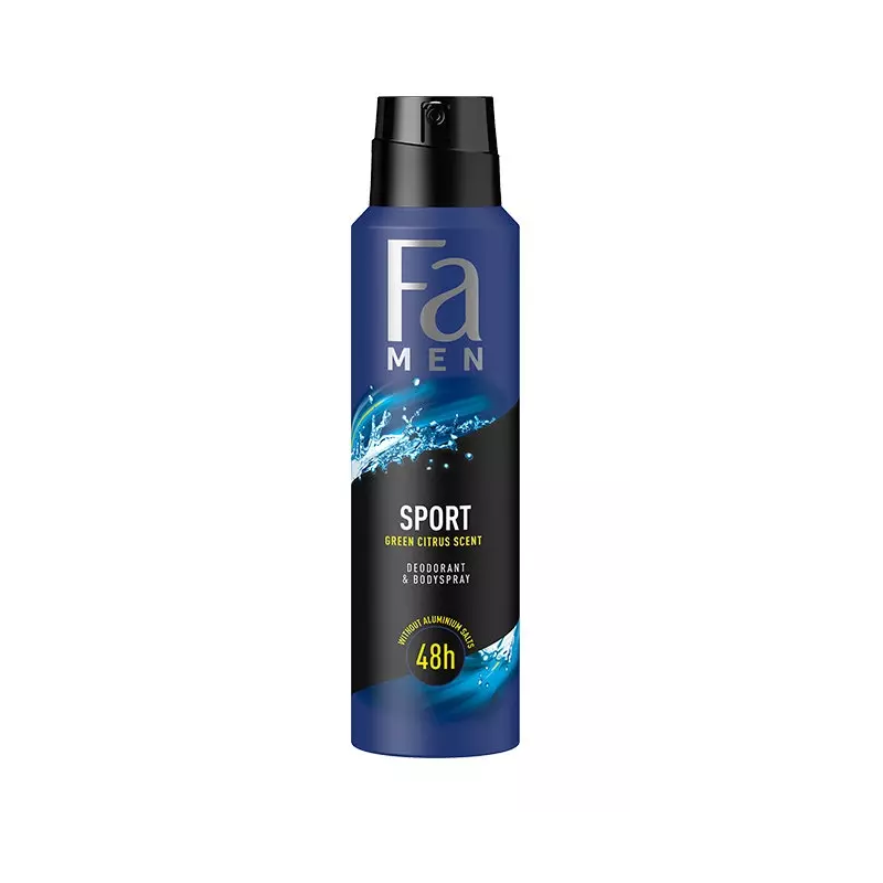Fa MEN Sport 48h dezodorant w sprayu o zapachu zielonych cytrusów 150ml