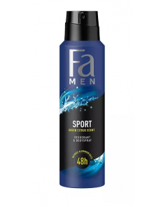 Fa MEN Sport 48h dezodorant w sprayu o zapachu zielonych cytrusów 150ml