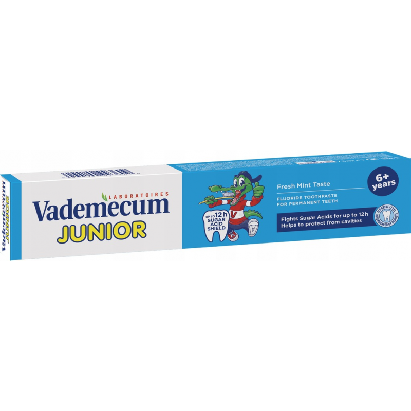 Vademecum Junior 6+ pasta do zębów dla dzieci o smaku świeżej mięty 75ml