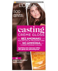 Loreal Casting Creme Gloss Farba do włosów 500 Jasny Brąz