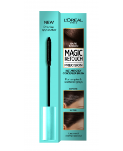 LOreal Magic Retouch Precision maskara do retuszu siwych włosów odcień ciemny brąz