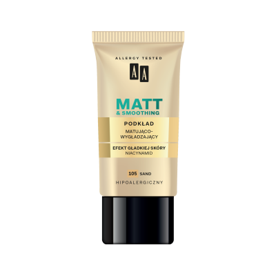 AA Make Up Matt podkład matująco-wygładzający 105 sand 30 ml