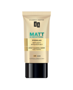 AA Make Up Matt podkład matująco-wygładzający 105 sand 30 ml