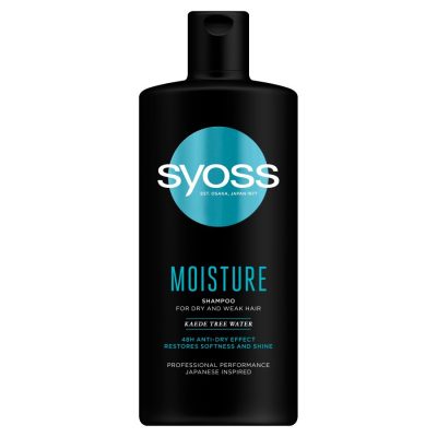Syoss Moisture Shampo nawilżający szampon do włosów suchych i osłabionych 440 ml