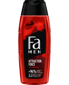 Fa MEN Attraction Force żel pod prysznic z formułą 2w1 z feromonami o zapachu bergamotki i limonki 400ml