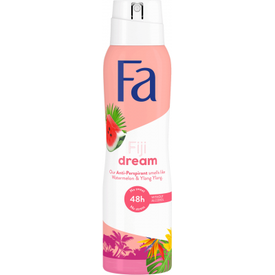 Fa Fiji Dream 48h antyperspirant w sprayu o zapachu arbuza i ylang ylang 150ml