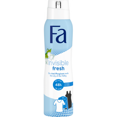 Fa Invisible Fresh 48h antyperspirant w sprayu o zapachu konwalii 150 ml