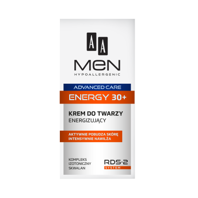 AA Men Advanced Care Energy 30+ Krem do twarzy energizujący 50 ml