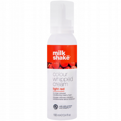 Milk Shake kolorowa odżywcza pianka bez spłukiwania Colour Whipped Cream Light Red 100 ml