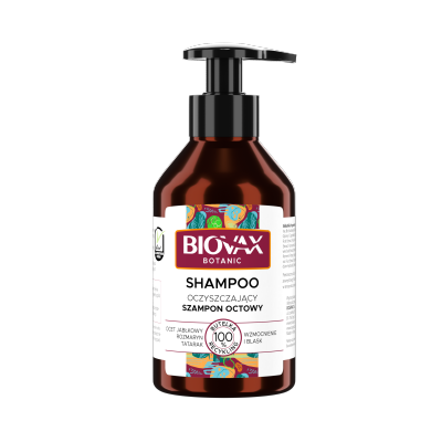 Lbiotica szampon oczyszczający do włosów Biovax Botanic Shampoo Jabłko Rozmaryn 200 ml