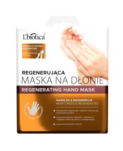 L'biotica regenerująca maska na dłonie 1 para