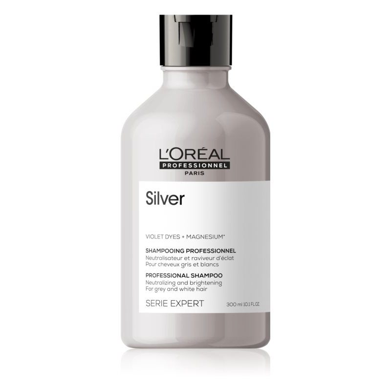 LOreal Pro Serie Expert Silver Szampon Do Włosów Siwych I Rozjaśnianych 300ml