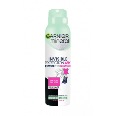 GARNIER ANTYPERSPIRANT MINERAL INVISIBLE PROTECTION 48H FLORAL TOUCH 150 ml