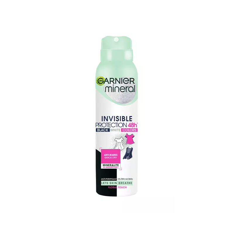Garnier antyperspirant Mineral Invisible Protection 48h Floral Touch 150 ml