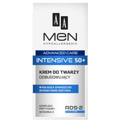 AA Men Advanced Care Intensive 50+ odbudowujący krem do twarzy dla mężczyzn 50 ml
