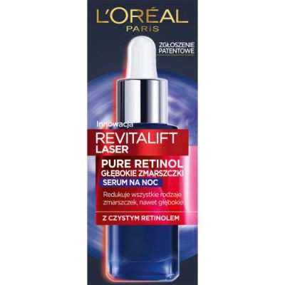 LOreal Paris Serum na noc z retinolem na głębokie zmarszczki Revitalift Laser Pure Retinol 30 ml