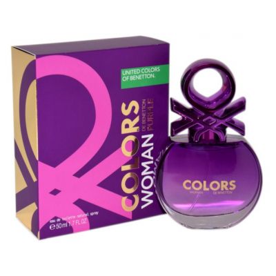 Benetton Colors Purple Woman woda toaletowa dla kobiet EDT 50 ml