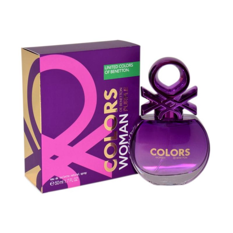 Benetton Colors Purple Woman woda toaletowa dla kobiet EDT 50 ml