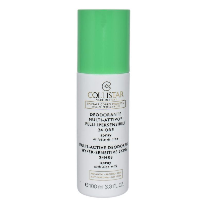 Collistar dezodorant Multi-Active Deodorant Hyper-Sensitive Skins 24 Hours Spray With Aloe Milk 100 ml