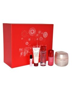 Shiseido zestaw Benefiance Wrinkle Smoothing Cream 50ml+Clarifying Cleansing Foam 15ml+Treatment Softener 30ml+Ultimune Power