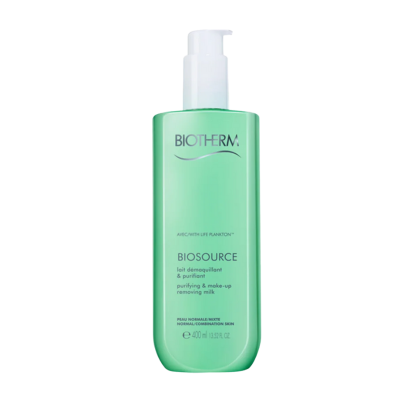 BIOTHERM BIOSOURCE PURIFYING & MAKE-UP REMOVING MILK FOR NORMAL & COMBINATION SKIN 400ML