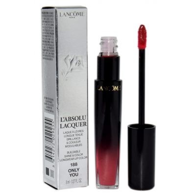 Lancome L'Absolu Lacquer Buildable Shine & Color Longwear Lip Color lakier do ust 188 Only You