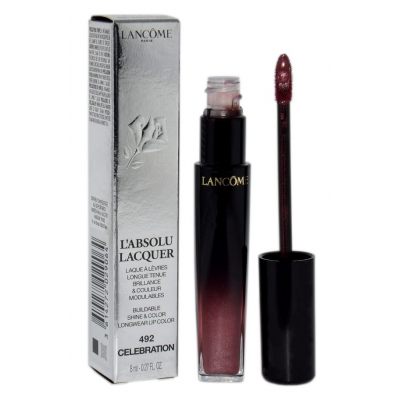 Lancome L'Absolu Lacquer Buildable Shine & Color Longwear Lip Color lakier do ust 492 Celebration