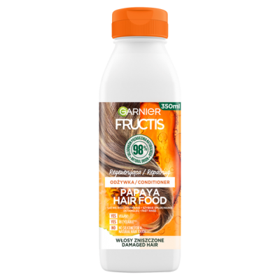 Garnier Fructis Hair Food Papaya odżywka do włosów zniszczonych 350 ml