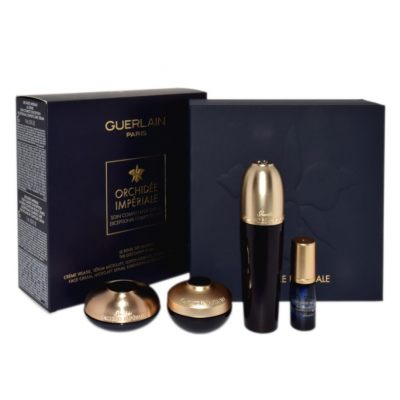 GUERLAIN SET (ORCHIDEE IMPERIALE LOTION 30ML + CONCENTRATE 5ML + CREAM 15ML + CONCENTRATE EYE CREAM 7ML)