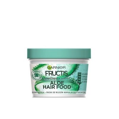 Garnier Fructis Hair Food Maska nawilżająca do włosów normalnych i suchych Aloe Vera 400 ml