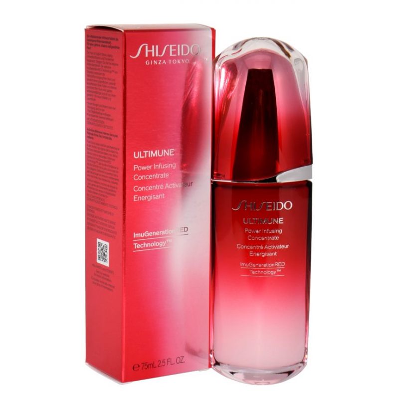 Shiseido koncentrat ochronny do twarzy Ultimune Power Infusing Concentrate Imugeneration Red Technology 75 ml