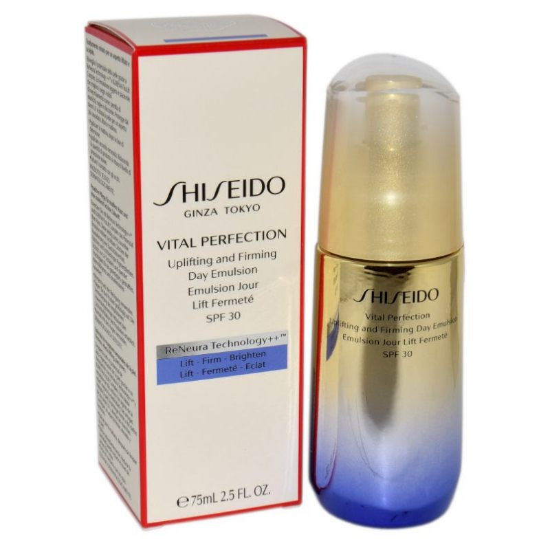 Shiseido emulsja liftingująca Vital Perfection Uplifting And Firming Day Emulsion SPF30  75 ml