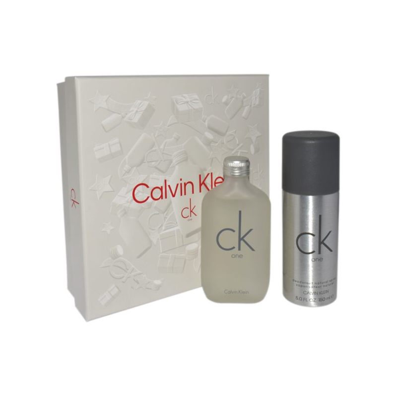Calvin Klein zestaw prezentowy CK One woda toaletowa 100ml + dezodorant w sprayu 150 ml