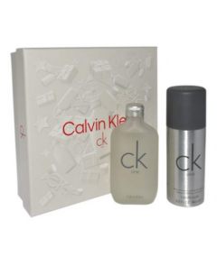 Calvin Klein zestaw prezentowy CK One woda toaletowa 100ml + dezodorant w sprayu 150 ml