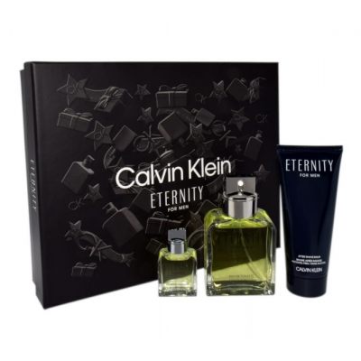 Calvin Klein zestaw Eternity Men woda toaletowa 100 ml + Eternity żel pod prysznic 100ml + woda toaletowa 15 ml