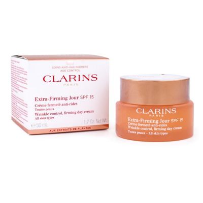 Clarins krem liftingujący przeciw zmarszczkom Extra Firming Day Cream Dry Skin TP SPF15 50 ml