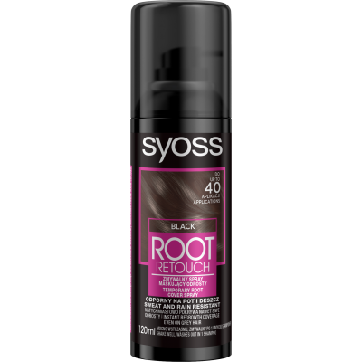 Syoss Root Retoucher Spray do włosów Czarny 120 ml