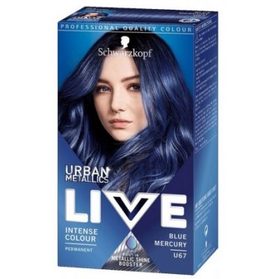 Schwarzkopf farba do włosów LIVE U67 Blue mercury 200 ml