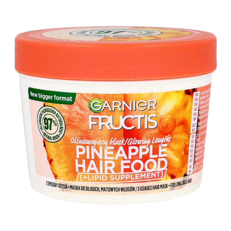 Garnier Fructis Hair Food Maska do włosów długich i matowych Ananas