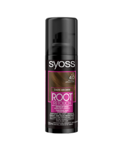 Syoss Spray do retuszu odrostów Root Retoucher Ciemny Brąz 120 ml