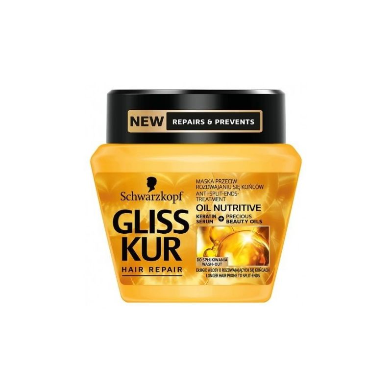 Gliss Kur Oil Nutritive maska przeciw rozdwajaniu się końcówek 300 ml