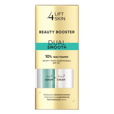 Lift4Skin Beauty Booster Dual Smooth 10% Niacynamyd serum + krem wygładzający SPF 30 2x15 ml