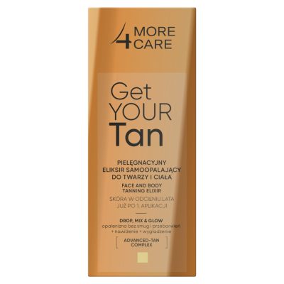 More4Care Get Your Tan! Eliksir samoopalający do twarzy i ciała 15 ml