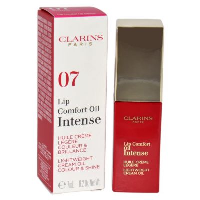 Clarins Lip Comfort Oil Intense błyszczyk do ust 07 Intense Red 7 ml