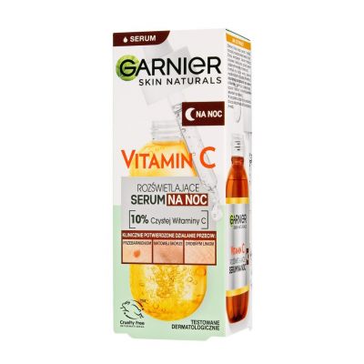 Garnier Skin Naturals Vitamin C serum na noc z efektem rozjaśniającym 30 ml