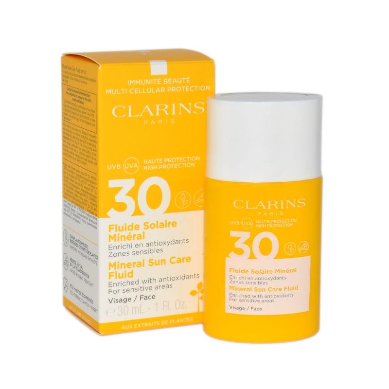 Clarins krem do opalania twarzy Mineral Sun Care Fluid Face SPF30 30 ml