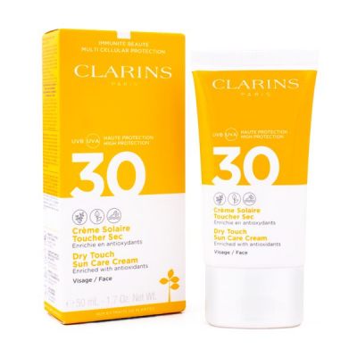 Clarins krem do opalania twarzy Sun Dry Touch Sun Care Cream Face SPF30 50 ml